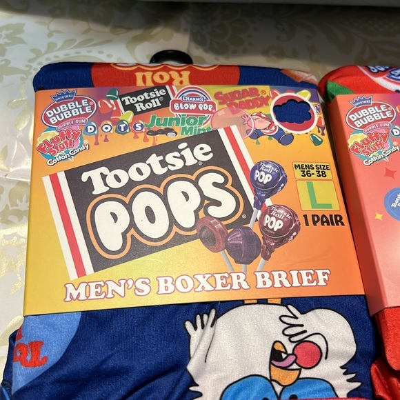 New Two Pair Tootsie Pops Men’s Large “It’s Owl Good” Life is Sweet Boxer Brief - Picture 9 of 12